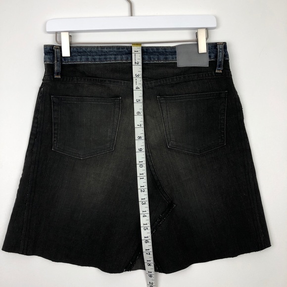 6397 Skinny Skirt Skinny Dirty Washer Black Fade - Picture 2 of 4